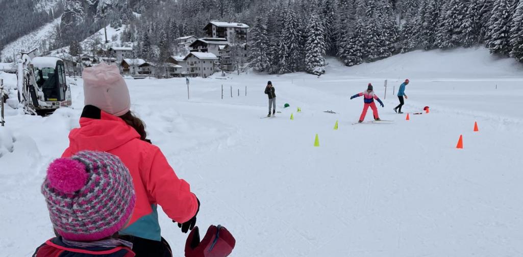 Langlaufen 4. Schulstufe